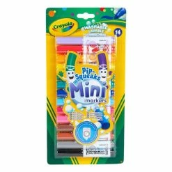 Best Sale 🎁 Crayola Pip Squeaks Felt Tip Mini Markers 14 Pack 💯