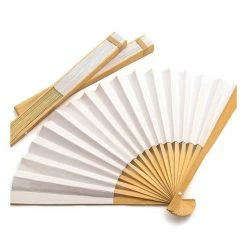 Discount ⭐ Hobbycraft Blank Paper Fans 3 Pack 💯