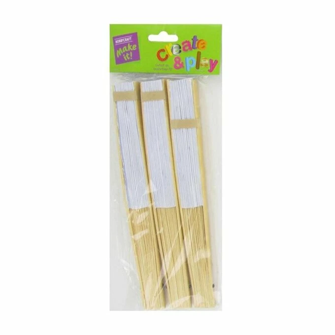 Discount โญ Hobbycraft Blank Paper Fans 3 Pack ๐ฏ 3 Discount โญ Hobbycraft Blank Paper Fans 3 Pack ๐ฏ - Image 3