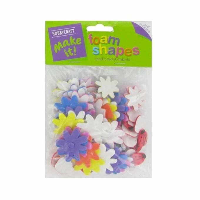 Outlet 🛒 Hobbycraft Assorted Flowers And Ladybird Foam Stickers 😍 2 Outlet 🛒 Hobbycraft Assorted Flowers And Ladybird Foam Stickers 😍 - Image 2