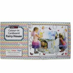 Flash Sale 🤩 Hobbycraft Colour-In Cardboard Fairy Playhouse 88cm 🧨 -Hobbycraft Shop 578508 1002 3 colour in cardboard fairy playhouse 88cm
