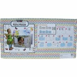 Flash Sale 🤩 Hobbycraft Colour-In Cardboard Fairy Playhouse 88cm 🧨 -Hobbycraft Shop 578508 1002 4 colour in cardboard fairy playhouse 88cm