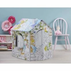 Flash Sale 🤩 Hobbycraft Colour-In Cardboard Fairy Playhouse 88cm 🧨 -Hobbycraft Shop 578508 1002 5 colour in cardboard fairy playhouse 88cm