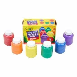 Wholesale ✨ Crayola Washable Kids Paints 6 Pack 🛒