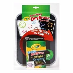 Buy 🔥 Crayola Dual Sided Dry Erase Board Set 🔥