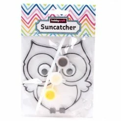 Promo 😉 Hobbycraft Owl Suncatcher Kit 🥰 -Hobbycraft Shop 605955 1000 3 owl suncatcher kit