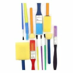 Outlet 🌟 Hobbycraft Kids Paint Brush Set 12 Pack 🔥