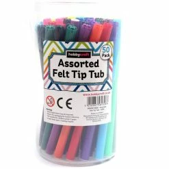 Outlet ❤️ Hobbycraft Felt Tip Pens 50 Pack 🔥 -Hobbycraft Shop 606947 1000 3 felt tip pens 50 pack