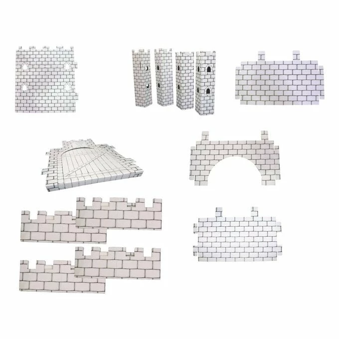 Outlet 🎉 Hobbycraft Colour-In Cardboard Castle Playhouse 91cm ⭐ 2 Outlet 🎉 Hobbycraft Colour-In Cardboard Castle Playhouse 91cm ⭐ - Image 2