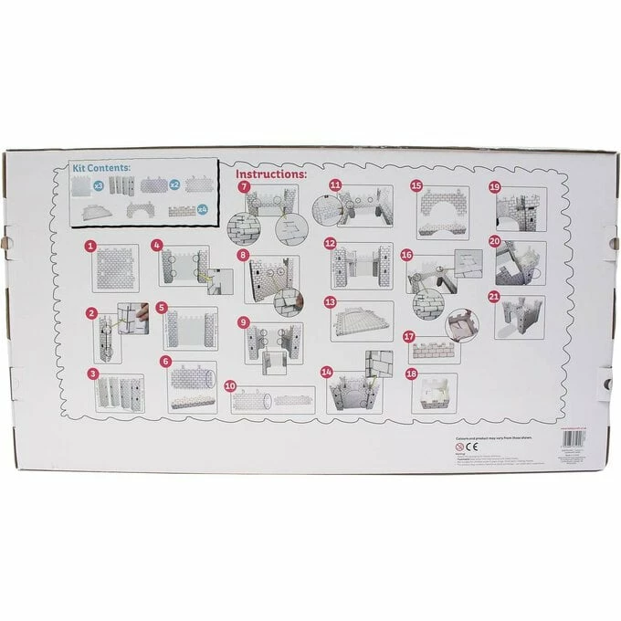 Outlet 🎉 Hobbycraft Colour-In Cardboard Castle Playhouse 91cm ⭐ 4 Outlet 🎉 Hobbycraft Colour-In Cardboard Castle Playhouse 91cm ⭐ - Image 4