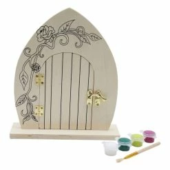 Promo 💯 Hobbycraft Paint Your Own Wooden Fairy Door 😀