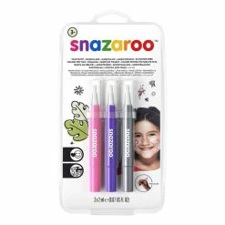 Flash Sale 🤩 Snazaroo Fantasy Brush Pen Face Paint 3 Pack 👏