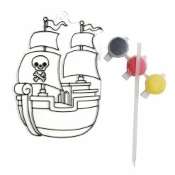 Best Sale 🌟 Hobbycraft Pirate Ship Suncatcher Kit 💯