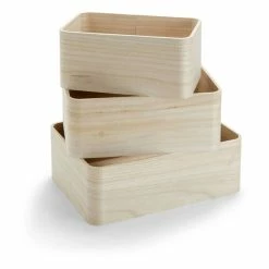 Discount โญ Hobbycraft Wooden Deco Storage Set 3 Pieces ๐คฉ