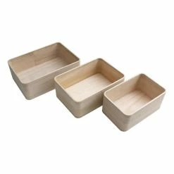 Discount ⭐ Hobbycraft Wooden Deco Storage Set 3 Pieces 🤩 -Hobbycraft Shop 643621 1000 2 wooden deco storage set 3 pieces