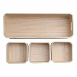 Best Sale 🎉 Hobbycraft Wooden Deco Storage Set 4 Pieces 🎉 -Hobbycraft Shop 643622 1000 2 wooden deco storage set 4 pieces