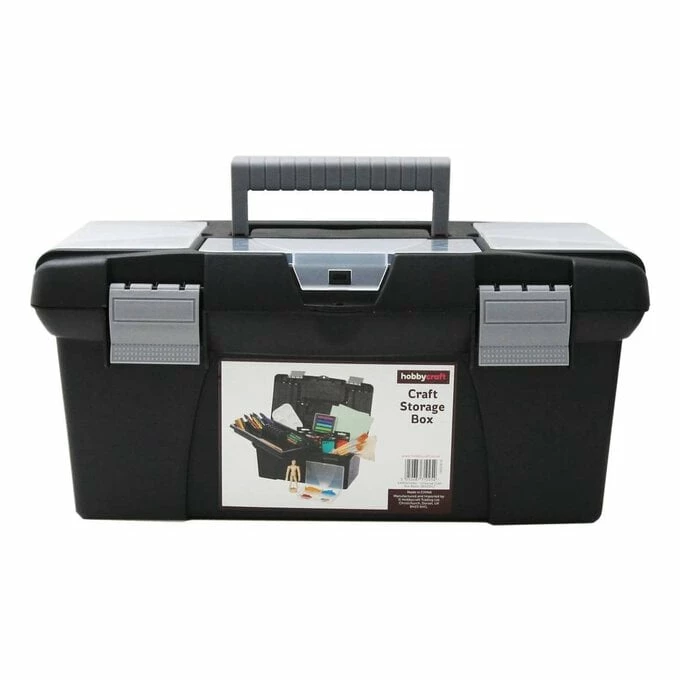 Brand new ๐ Hobbycraft Black Universal Craft Box 39cm X 23cm X 17cm ๐คฉ 2 Brand new ๐ Hobbycraft Black Universal Craft Box 39cm X 23cm X 17cm ๐คฉ - Image 2