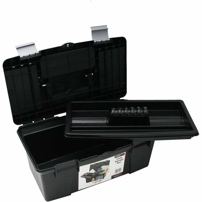 Brand new ๐ Hobbycraft Black Universal Craft Box 39cm X 23cm X 17cm ๐คฉ 3 Brand new ๐ Hobbycraft Black Universal Craft Box 39cm X 23cm X 17cm ๐คฉ - Image 3