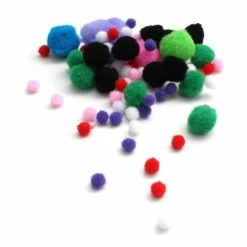 Best Pirce 😉 Hobbycraft Giant Tub Of Pom Poms 1000 Pack 🥰