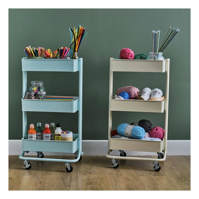 New ✨ Hobbycraft Cashmere Three Tier Storage Trolley 😉 3 New ✨ Hobbycraft Cashmere Three Tier Storage Trolley 😉 - Image 3