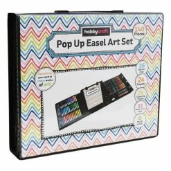 Best Sale ⭐ Hobbycraft Pop-Up Easel Art Set 140 Pieces 🤩 -Hobbycraft Shop 647075 1000 2 pop up easel art set 140 pieces
