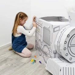 Coupon ✔️ Hobbycraft Colour-In Cardboard Train 102cm 🔔 -Hobbycraft Shop 648753 1000 4 colour in cardboard train 102cm