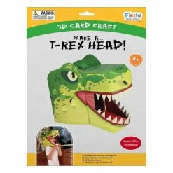 Brand new βοΈ Fiesta Crafts Make A 3D T-Rex Head Mask Kit π₯