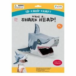 Flash Sale 🤩 Fiesta Crafts Make A 3D Shark Head Mask Kit 💯