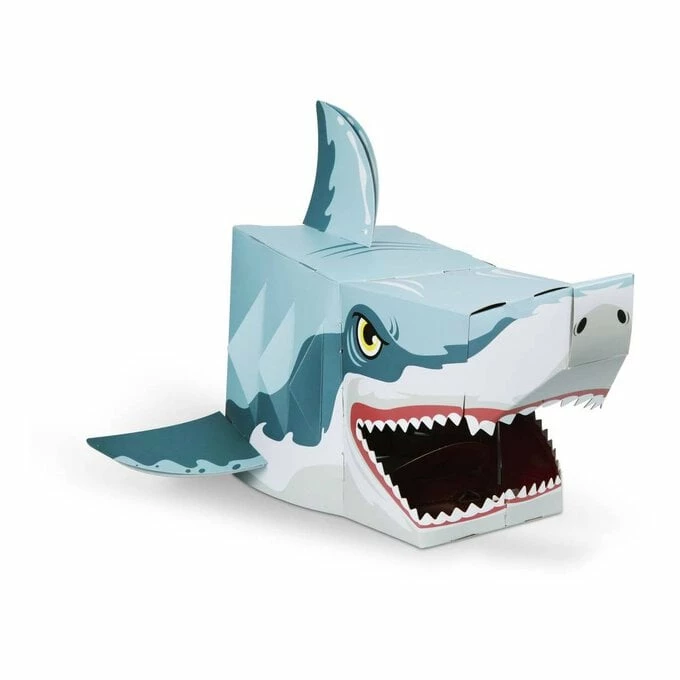 Flash Sale 🤩 Fiesta Crafts Make A 3D Shark Head Mask Kit 💯 2 Flash Sale 🤩 Fiesta Crafts Make A 3D Shark Head Mask Kit 💯 - Image 2