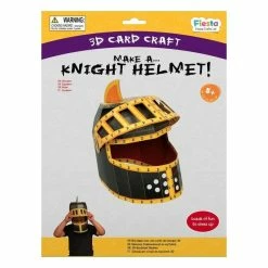 New ⭐ Fiesta Crafts Make A 3D Knight Helmet Mask Kit 👏