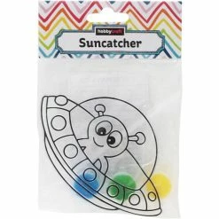 New 🌟 Hobbycraft Alien Suncatcher Kit 👍 -Hobbycraft Shop 649454 1000 3 alien suncatcher kit