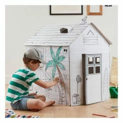 Promo ✨ Hobbycraft Colour-In Cardboard Beach Hut 88cm 🛒