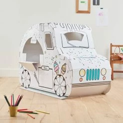 Top 10 😍 Hobbycraft Colour-In Cardboard Ice Cream Van 112cm 🌟 -Hobbycraft Shop 653442 1000 4 colour in cardboard ice cream van 112cm