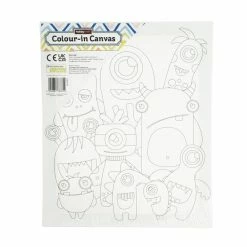 Top 10 👏 Hobbycraft Monsters Colour-In Canvas ❤️
