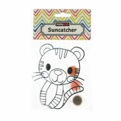 Deals 🎁 Hobbycraft Tiger Suncatcher Kit 🤩 -Hobbycraft Shop 660140 1000 3 Tiger Suncatcher Kids Craft