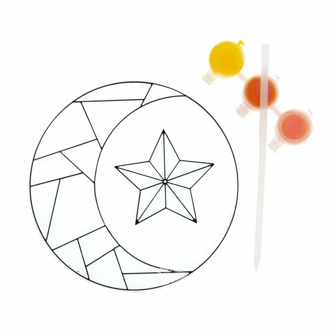 Cheapest ๐ Hobbycraft Moon And Star Suncatcher Kit โจ 1 Cheapest ๐ Hobbycraft Moon And Star Suncatcher Kit โจ
