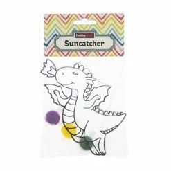 Brand new 👍 Hobbycraft Fire Dragon Suncatcher Kit 🎉 -Hobbycraft Shop 660158 1000 3 Fire Dragon Suncatcher Kids Craft