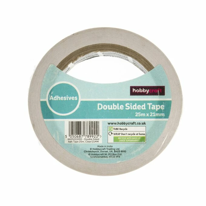 Brand new ๐ Hobbycraft Double-Sided Sticky Tape 21mm X 25m โญ 3 Brand new ๐ Hobbycraft Double-Sided Sticky Tape 21mm X 25m โญ - Image 3
