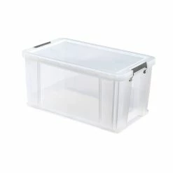 Best deal 🎉 Whitefurze Allstore Clear Storage Box 54 Litres 🌟 -Hobbycraft Shop 660544 1000 3 whitefurze 54litre storage box