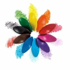 Budget 😍 Ooly Left Right Ergonomic Crayons 10 Pack 😉 -Hobbycraft Shop 660749 1000 4 ooly left right crayons 10 pack 800