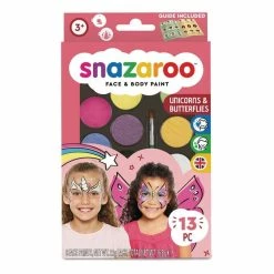 Outlet 🔔 Snazaroo Unicorns And Butterflies Face Paint Kit ❤️