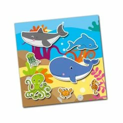 Outlet 🎉 Galt Animals Reusable Sticker Book ❤️ -Hobbycraft Shop 662522 1000 4 reusable sticker book animals