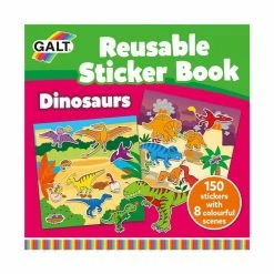New 🌟 Galt Dinosaurs Reusable Sticker Book 🌟