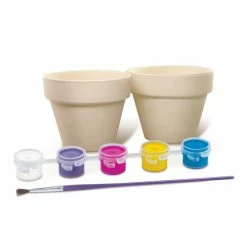 New ✨ 4M Paint Your Own Flowerpots 🔔 -Hobbycraft Shop 662671 1000 3 paint your own flower pot 800